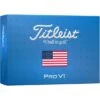 Titleist Pro V1 USA Flag Limited Edition 6-Pack Golf Balls -EliteGolf Store titleist 2023 pro v1 usa golf ball 6 pack lid itempicture