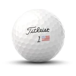 Titleist Pro V1 USA Flag Limited Edition 6-Pack Golf Balls -EliteGolf Store titleist 2023 pro v1 usa golf ball 6 pack single ball itempicture