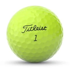 Titleist Pro V1 Yellow Golf Balls 13 Titleist Pro V1 Yellow Golf Balls -EliteGolf Store titleist 2023 pro v1 yellow golf balls front stamp itempicture