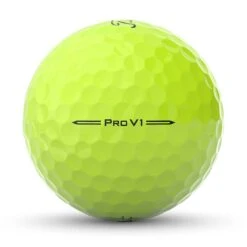 Titleist Pro V1 Yellow Golf Balls 14 Titleist Pro V1 Yellow Golf Balls -EliteGolf Store titleist 2023 pro v1 yellow golf balls side stamp itempicture