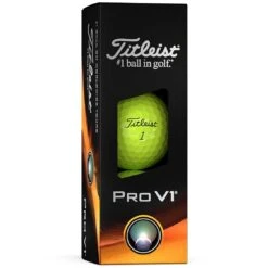 Titleist Pro V1 Yellow Golf Balls 10 Titleist Pro V1 Yellow Golf Balls -EliteGolf Store titleist 2023 pro v1 yellow golf balls sleeve itempicture