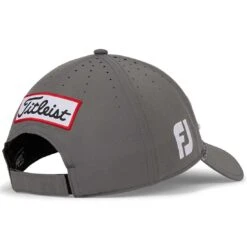 Titleist Tour Breezer Hat -EliteGolf Store titleist 2023 tour breezer hat charcoal white back itempicture