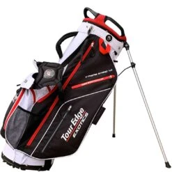 Tour Edge Exotics Xtreme 7.0 Stand Bag -EliteGolf Store tour edge exotics xtreme 7 0 stand bag black red white itempicture