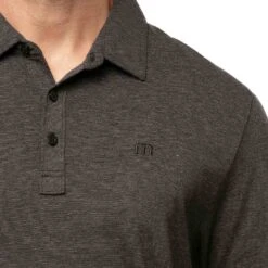 TravisMathew The Zinna Polo 32 TravisMathew The Zinna Polo -EliteGolf Store travismathew 2023 the zinna polo black logo itempicture