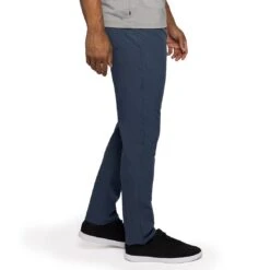 TravisMathew Open To Close Pants 35 TravisMathew Open To Close Pants -EliteGolf Store travismathew open to close pants heather navy side itempicture