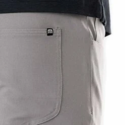 TravisMathew Open To Close Pants 32 TravisMathew Open To Close Pants -EliteGolf Store travismathew open to close pants heather sleet logo itempicture