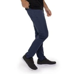 TravisMathew Open To Close Pants 31 TravisMathew Open To Close Pants -EliteGolf Store travismathew open to close pants navy side itempicture