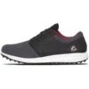 TravisMathew Cuater The Moneymaker Spikeless Golf Shoes Black -EliteGolf Store travismathew the moneymaker spikeless golf shoes black hero itempicture
