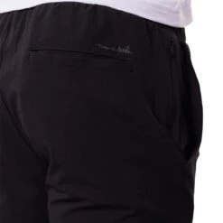 TravisMathew Travel 2.0 Active Pants -EliteGolf Store travismathew travel 2 0 active pants black logo itempicture