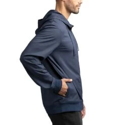 TravisMathew Wanderlust Full Zip Hoodie 20 TravisMathew Wanderlust Full Zip Hoodie -EliteGolf Store travismathew wanderlust full zip hoodie mood indigo side itempicture