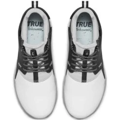 TRUE Linkswear Original 1.2 Golf Shoes White/Black 10 TRUE Linkswear Original 1.2 Golf Shoes White/Black -EliteGolf Store true linkswear original 1 2 golf shoes white black top itempicture