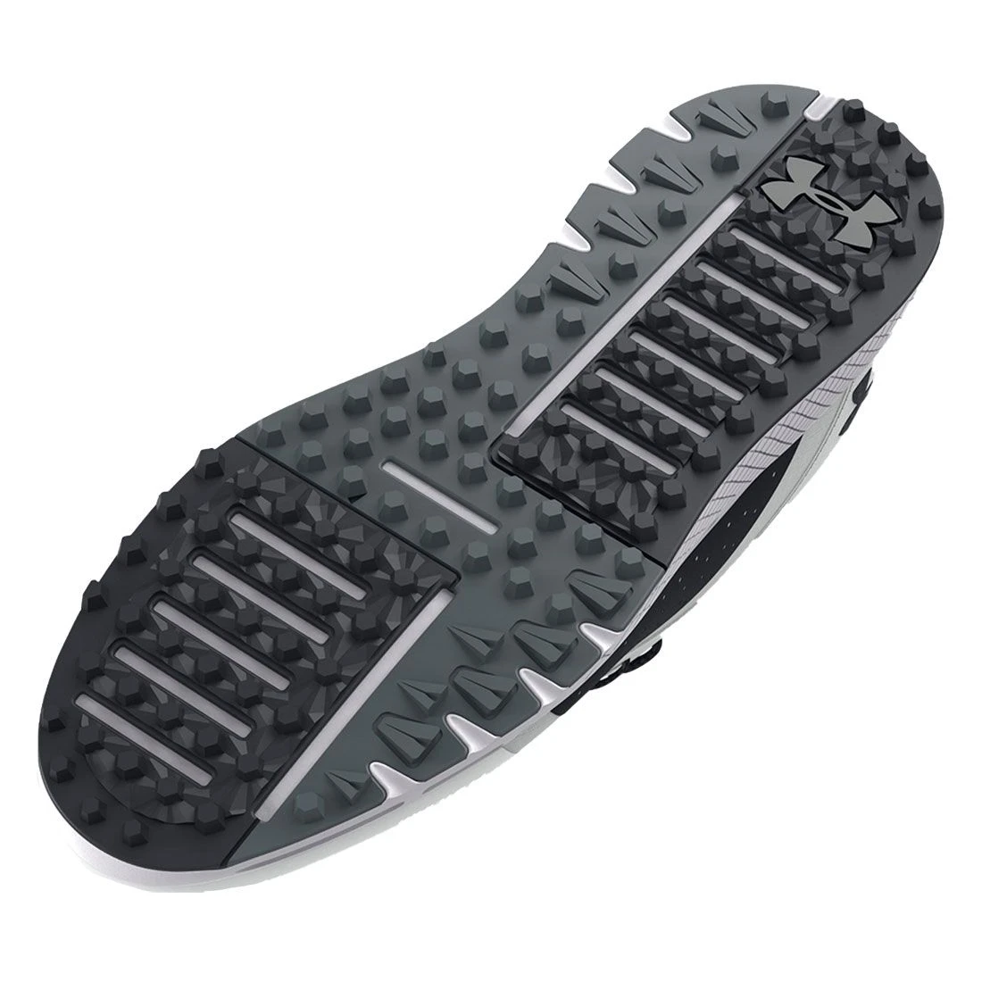 Under Armour Charged Draw 2 SL Golf Shoes White/Black 4 Under Armour Charged Draw 2 SL Golf Shoes White/Black - Image 2