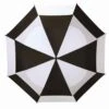 BagBoy Telescopic Wind Vent Umbrella -EliteGolf Store wind umbrella white black